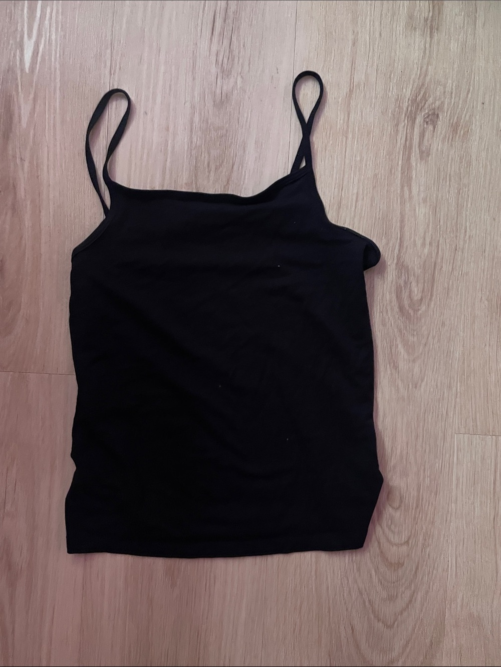 H&M Black Slim Spaghetti-Strap Cami